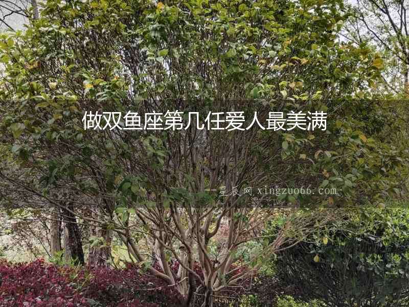 做雙魚座第幾任愛人最美滿