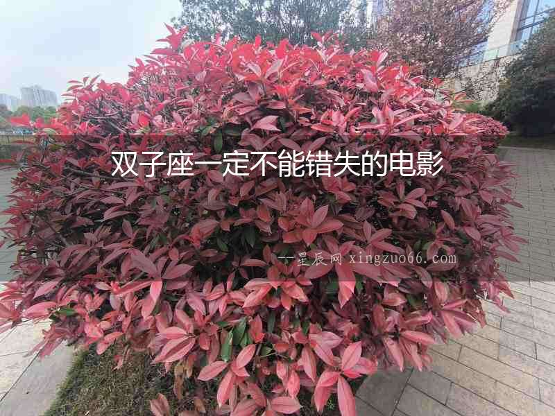 雙子座一定不能錯失的電影