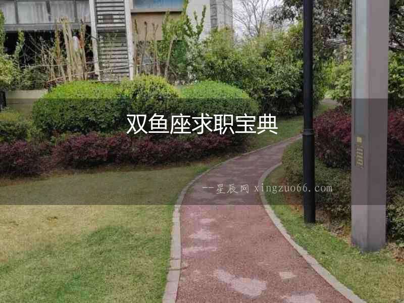 雙魚座求職寶典