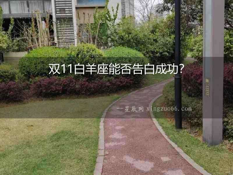 雙11白羊座能否告白成功？