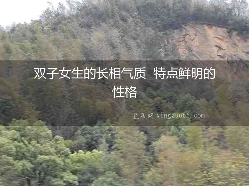雙子女生的長(zhǎng)相氣質(zhì)  特點(diǎn)鮮明的性格