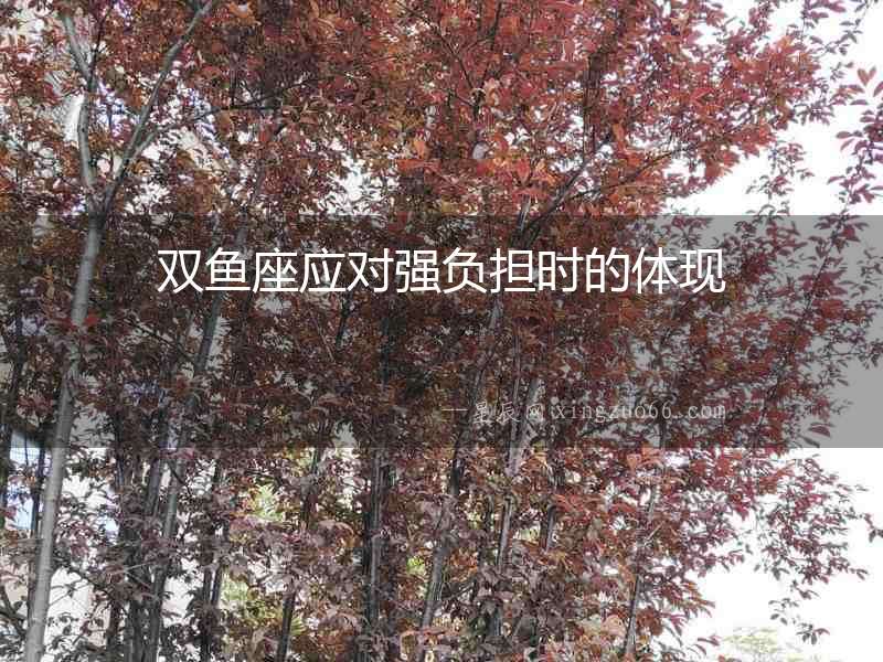 雙魚座應(yīng)對強負(fù)擔(dān)時的體現(xiàn)