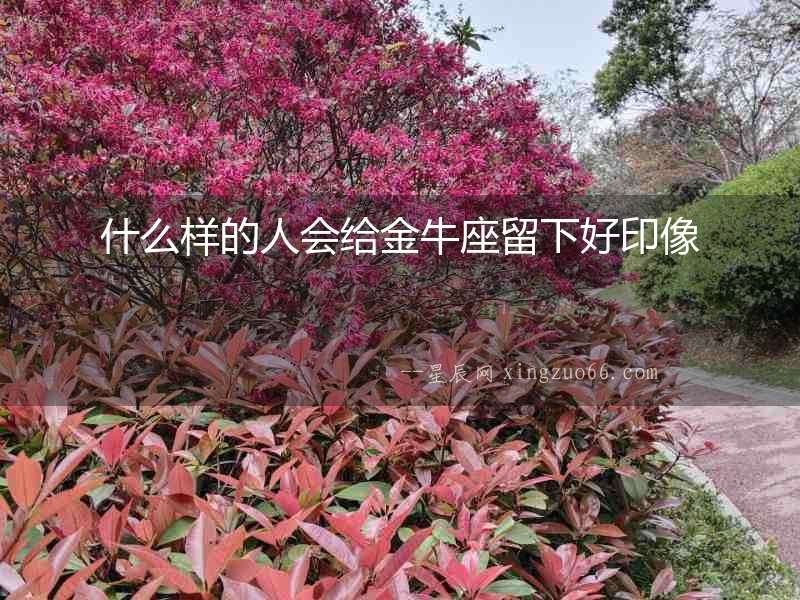 什么樣的人會給金牛座留下好印像