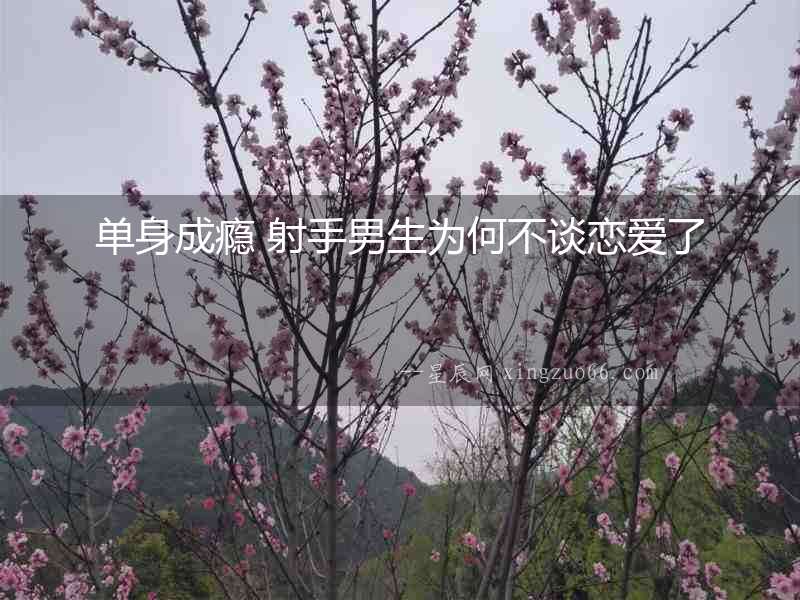 單身成癮 射手男生為何不談戀愛了