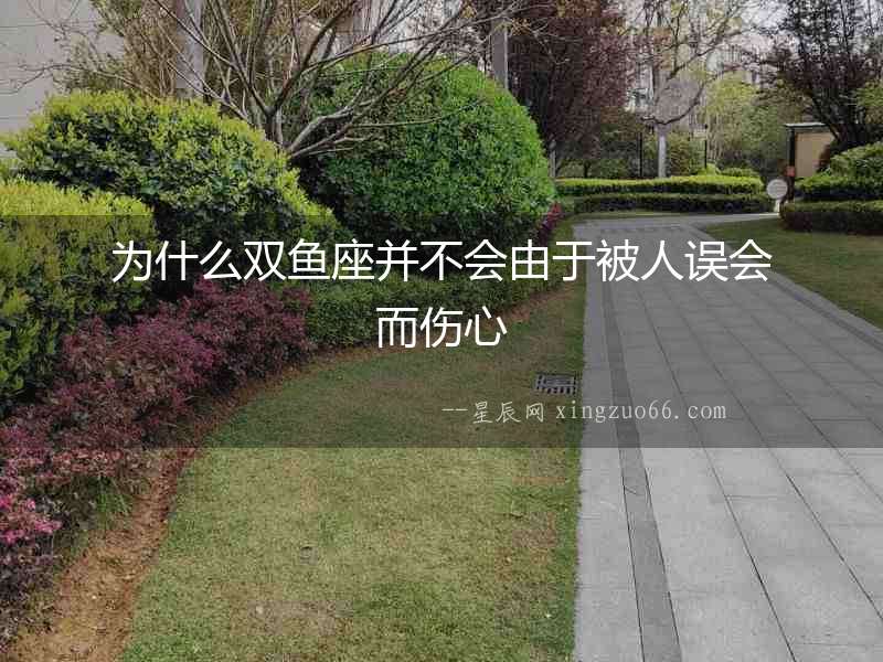 為什么雙魚座并不會由于被人誤會而傷心