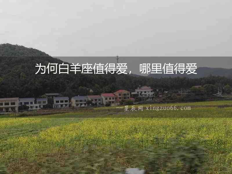 為何白羊座值得愛，哪里值得愛