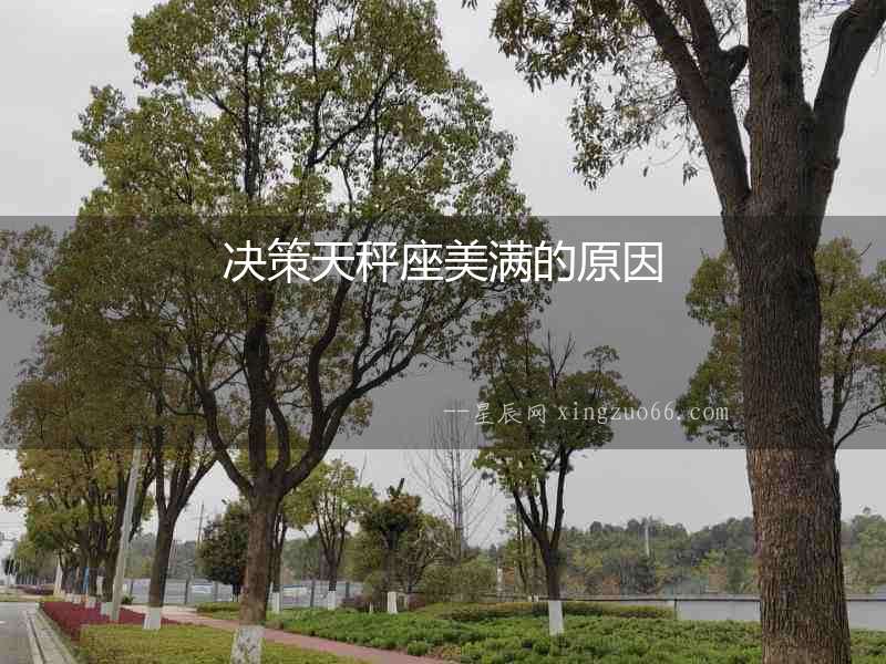 決策天秤座美滿的原因