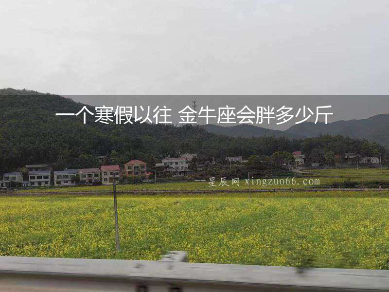 一個寒假以往 金牛座會胖多少斤