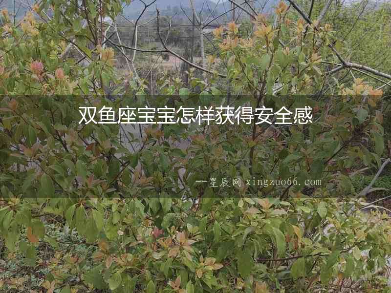 雙魚座寶寶怎樣獲得安全感