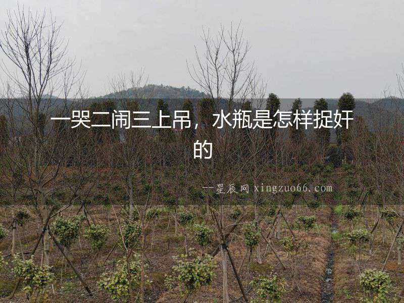 一哭二鬧三上吊，水瓶是怎樣捉奸的