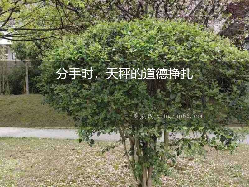 分手時，天秤的道德掙扎