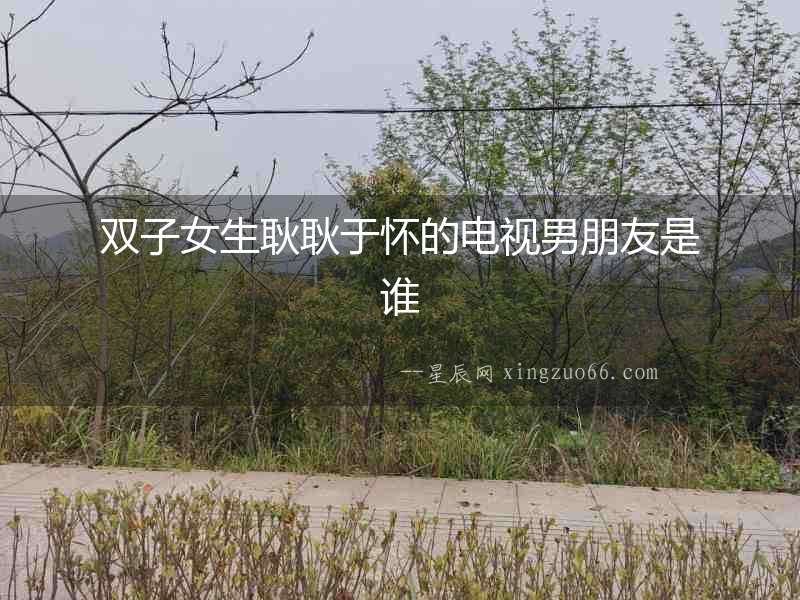 雙子女生耿耿于懷的電視男朋友是誰