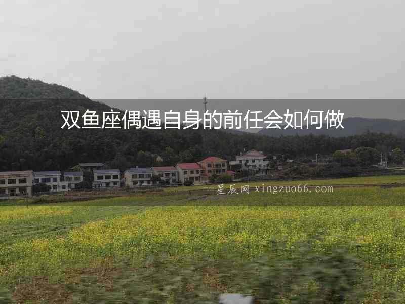 雙魚座偶遇自身的前任會(huì)如何做