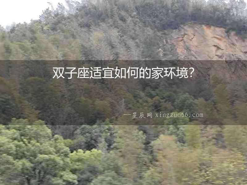 雙子座適宜如何的家環(huán)境？
