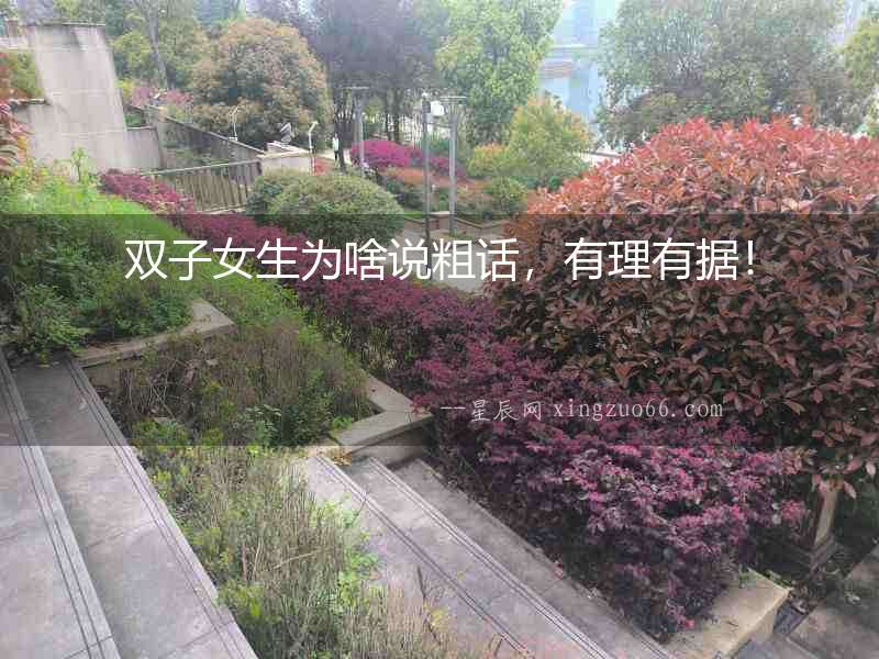 雙子女生為啥說粗話，有理有據(jù)！