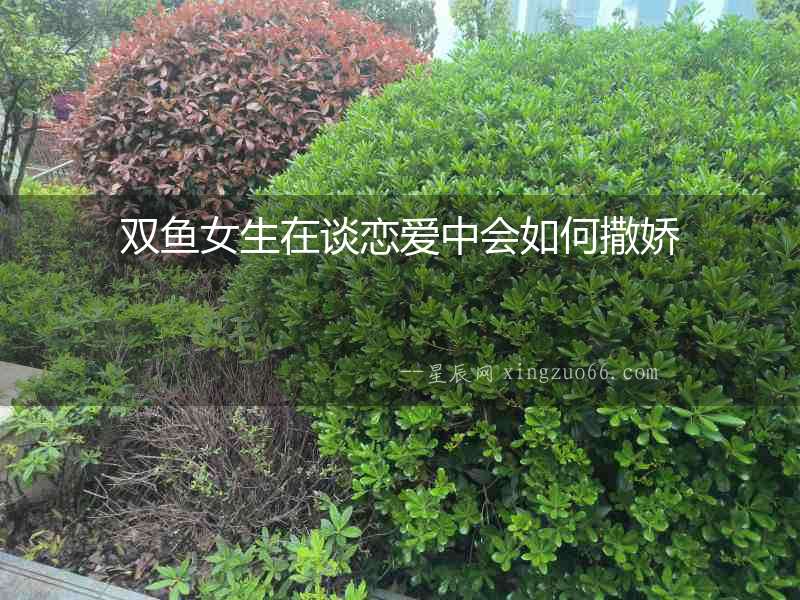 雙魚女生在談戀愛中會如何撒嬌