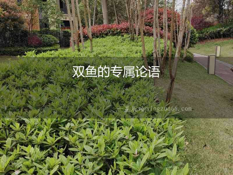 雙魚的專屬論語