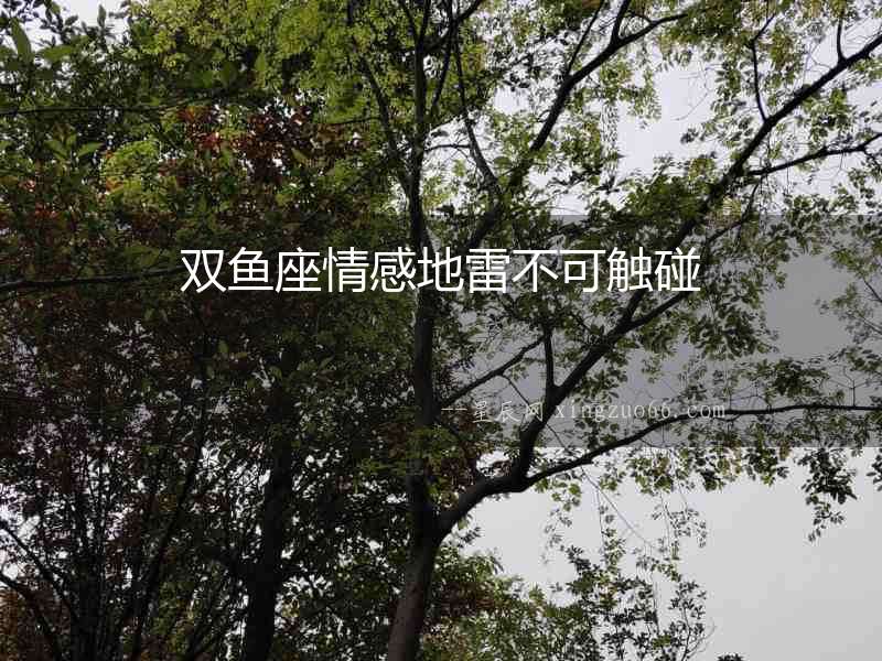 雙魚座情感地雷不可觸碰
