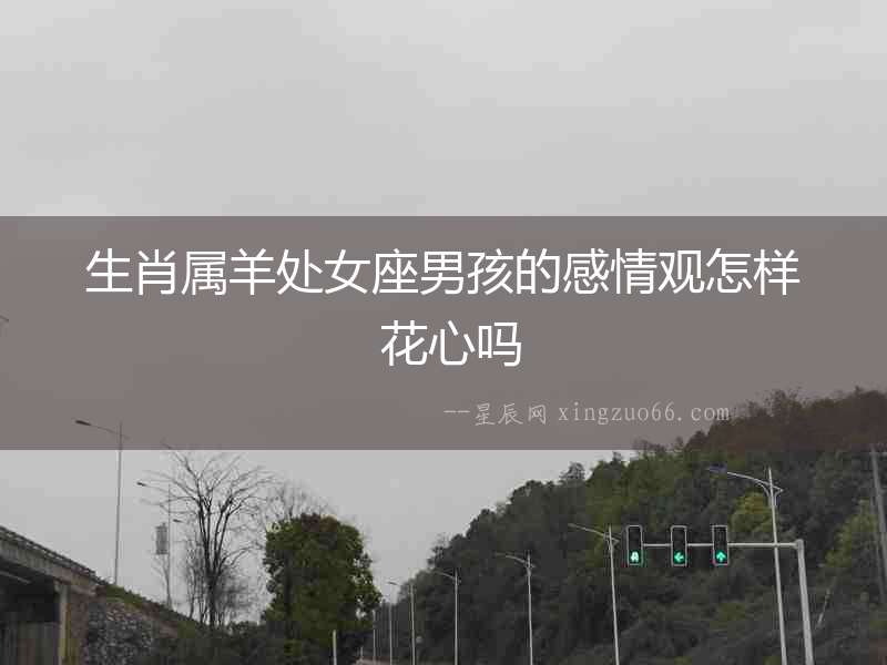生肖屬羊處女座男孩的感情觀怎樣 花心嗎