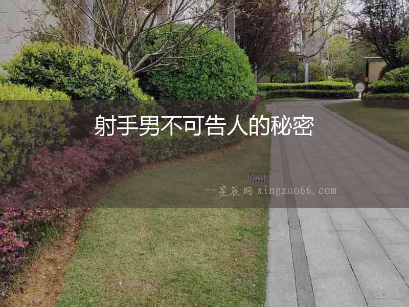 射手男不可告人的秘密