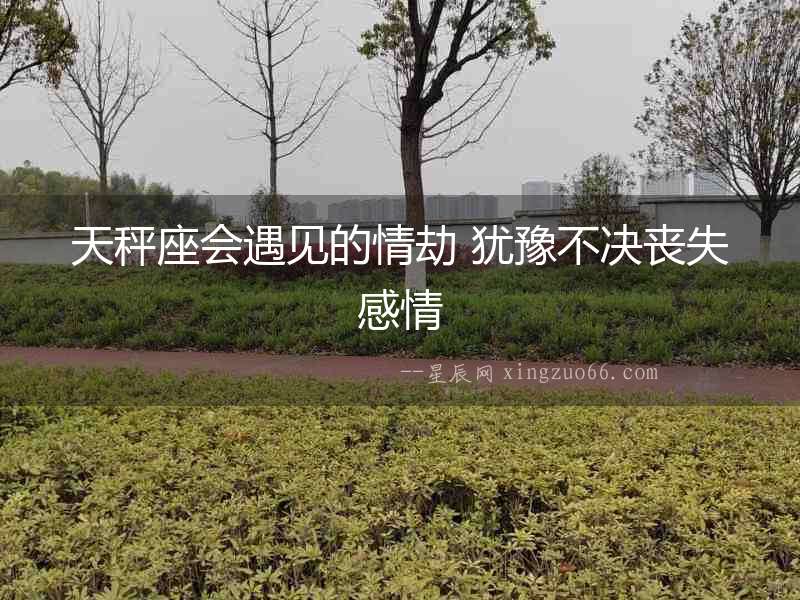 天秤座會遇見的情劫 猶豫不決喪失感情