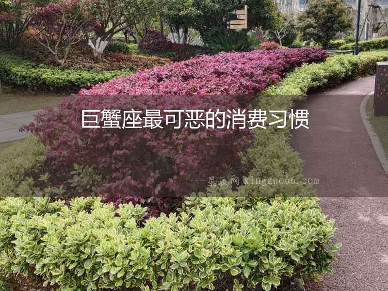 巨蟹座最可惡的消費(fèi)習(xí)慣