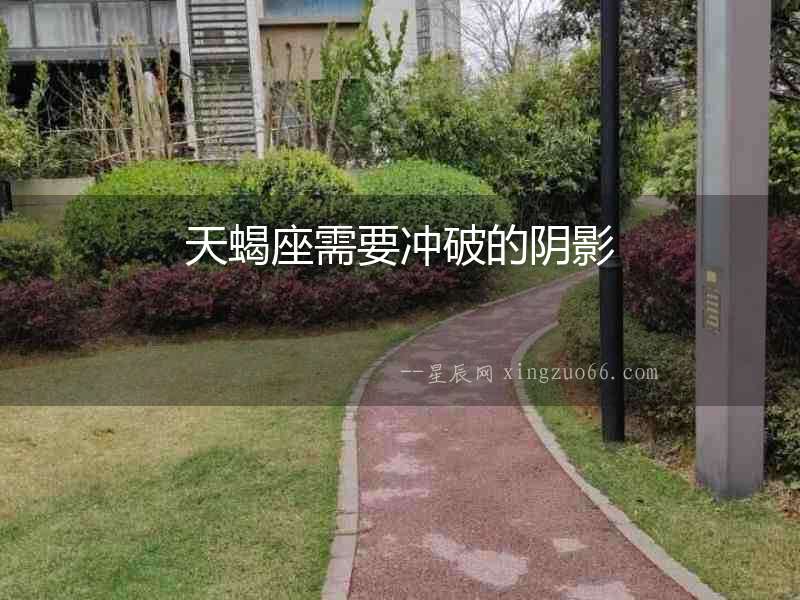 天蝎座需要沖破的陰影