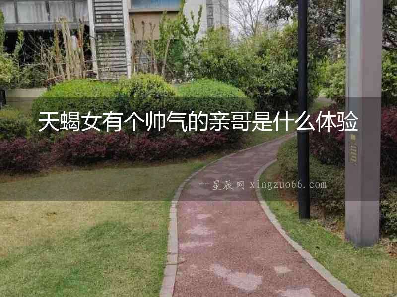 天蝎女有個(gè)帥氣的親哥是什么體驗(yàn)