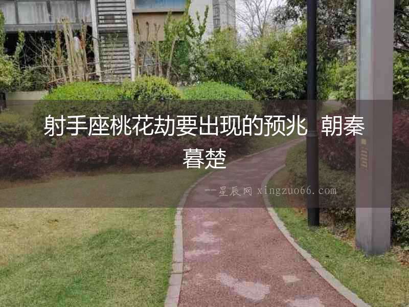 射手座桃花劫要出現的預兆  朝秦暮楚