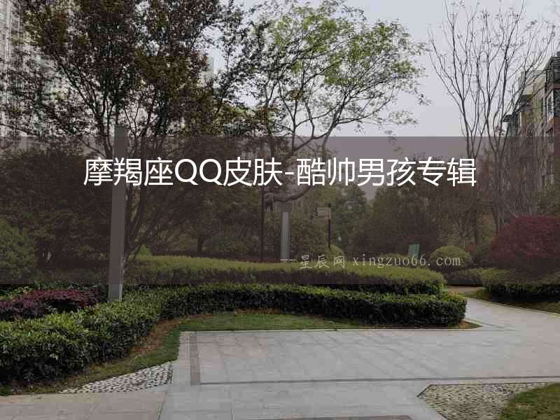 摩羯座QQ皮膚-酷帥男孩專輯