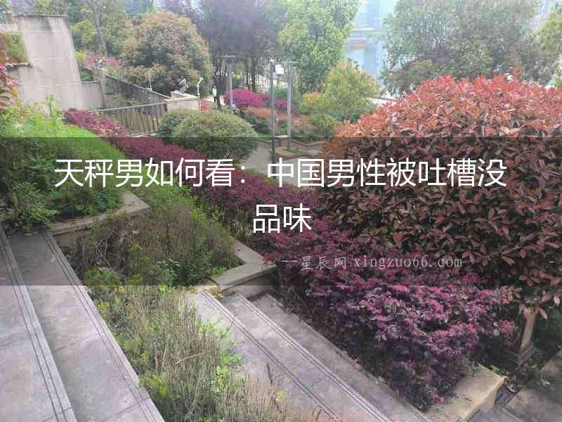 天秤男如何看：中國男性被吐槽沒品味