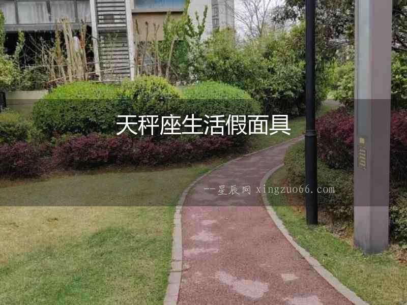 天秤座生活假面具