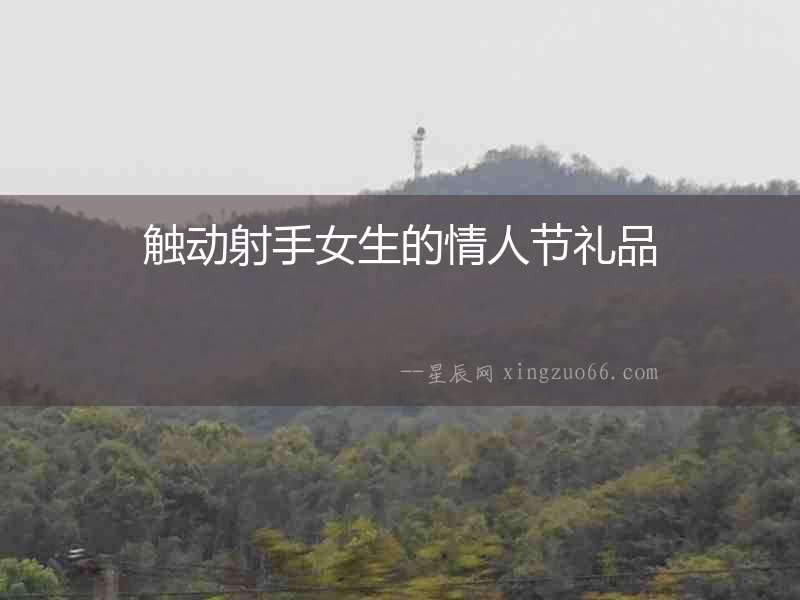 觸動射手女生的情人節禮品