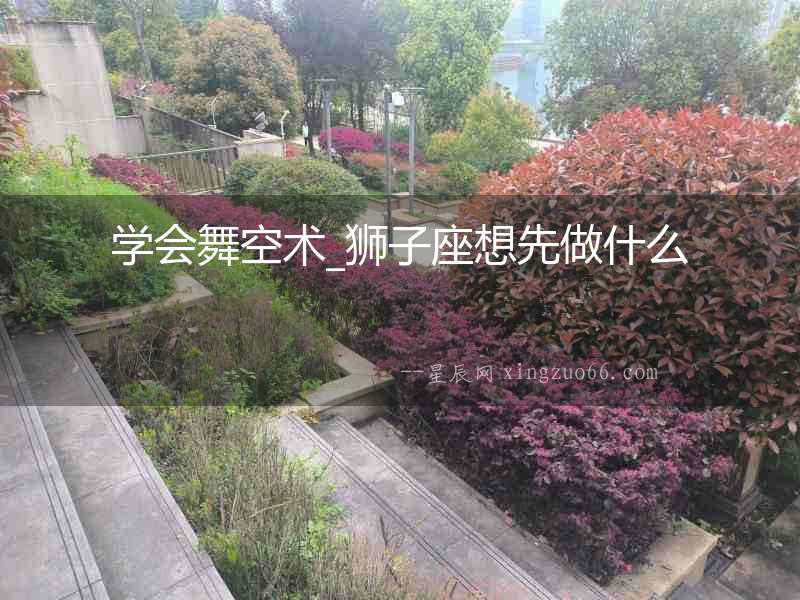 學會舞空術_獅子座想先做什么