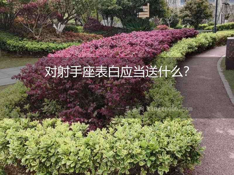 對射手座表白應當送什么？