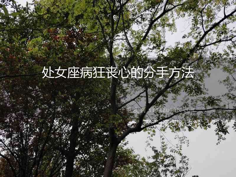 處女座病狂喪心的分手方法