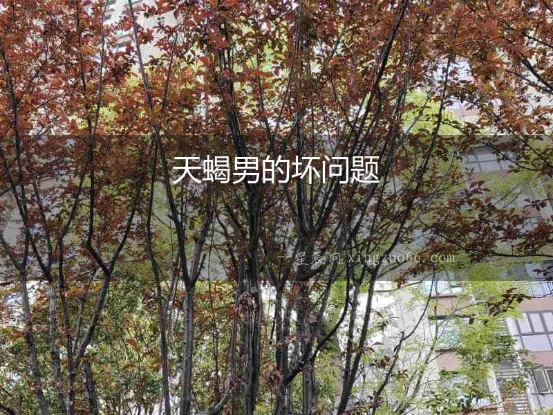 天蝎男的壞問題