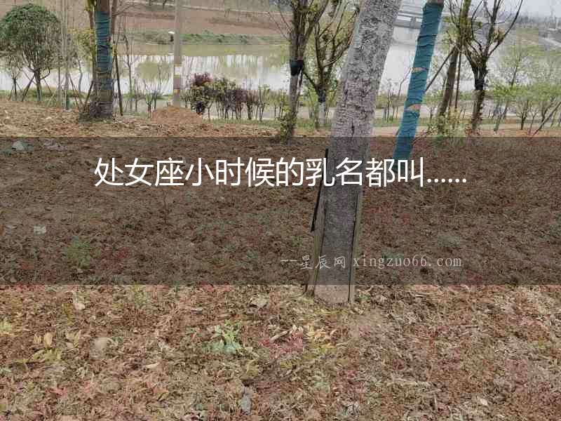 處女座小時候的乳名都叫......
