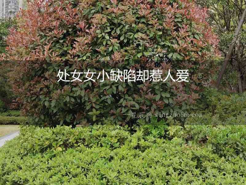 處女女小缺陷卻惹人愛