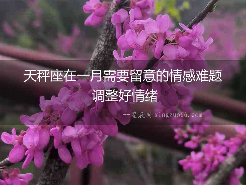 天秤座在一月需要留意的情感難題 調(diào)整好情緒