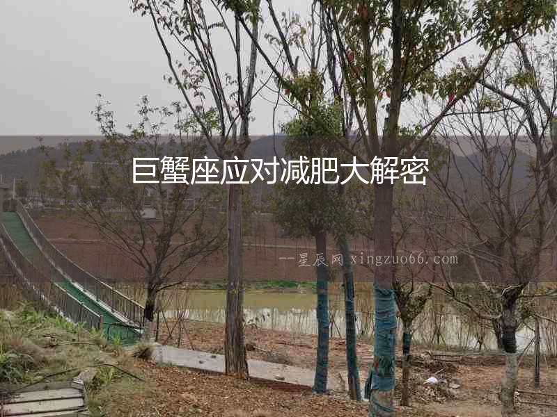 巨蟹座應對減肥大解密