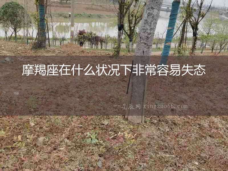 摩羯座在什么狀況下非常容易失態