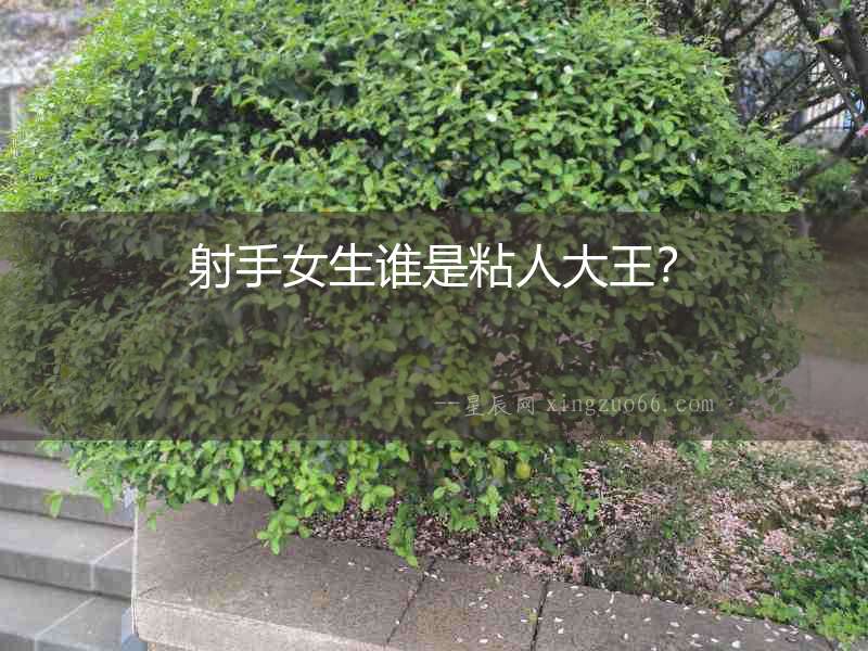 射手女生誰是粘人大王？