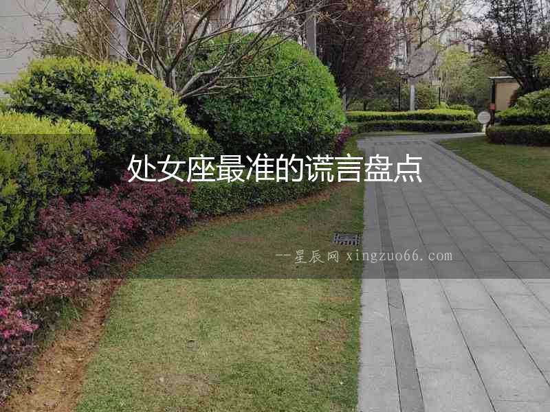 處女座最準的謊言盤點
