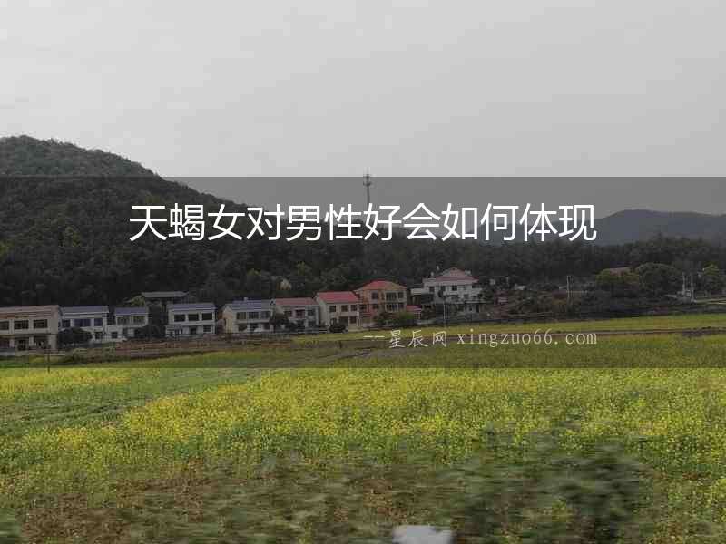 天蝎女對男性好會如何體現(xiàn)