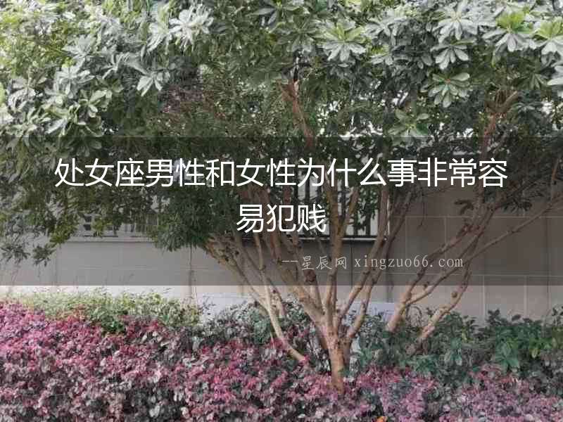 處女座男性和女性為什么事非常容易犯賤