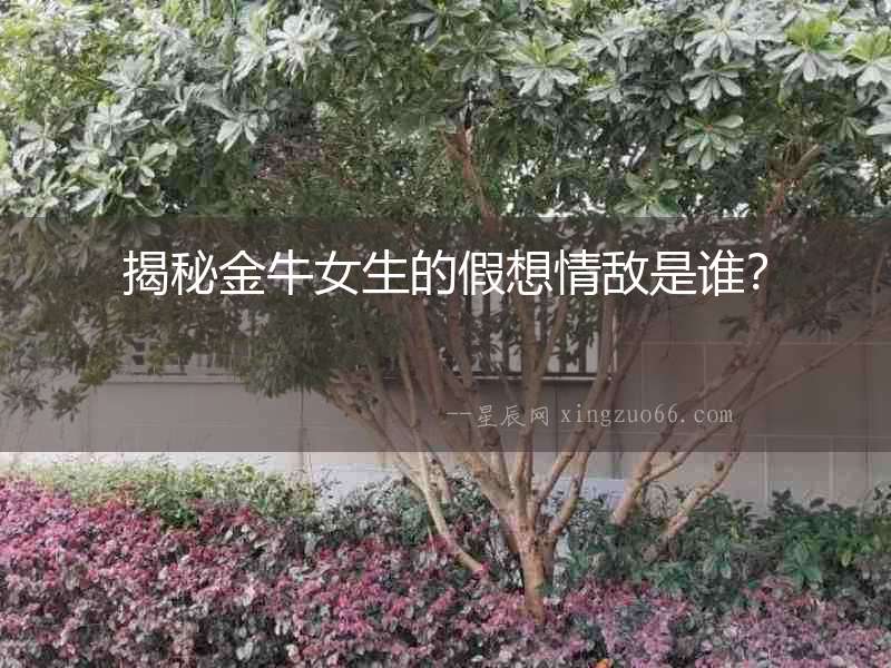 揭秘金牛女生的假想情敵是誰？