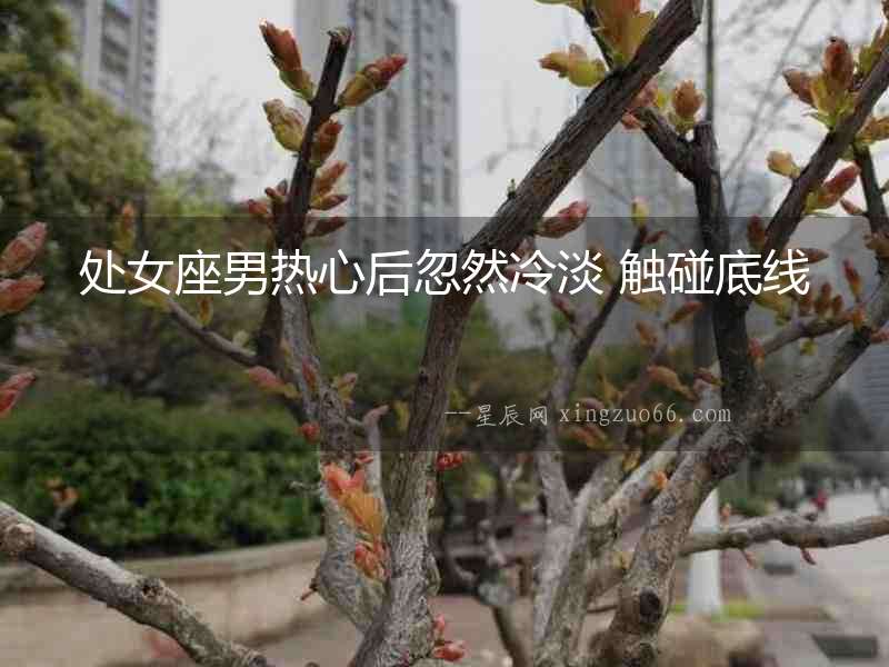 處女座男熱心后忽然冷淡 觸碰底線