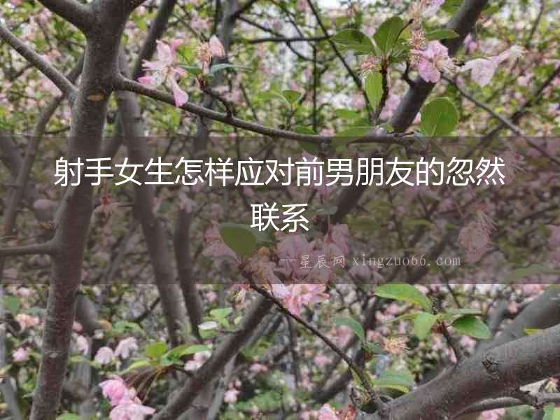 射手女生怎樣應對前男朋友的忽然聯系
