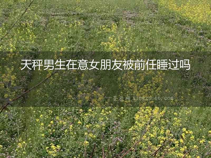 天秤男生在意女朋友被前任睡過嗎